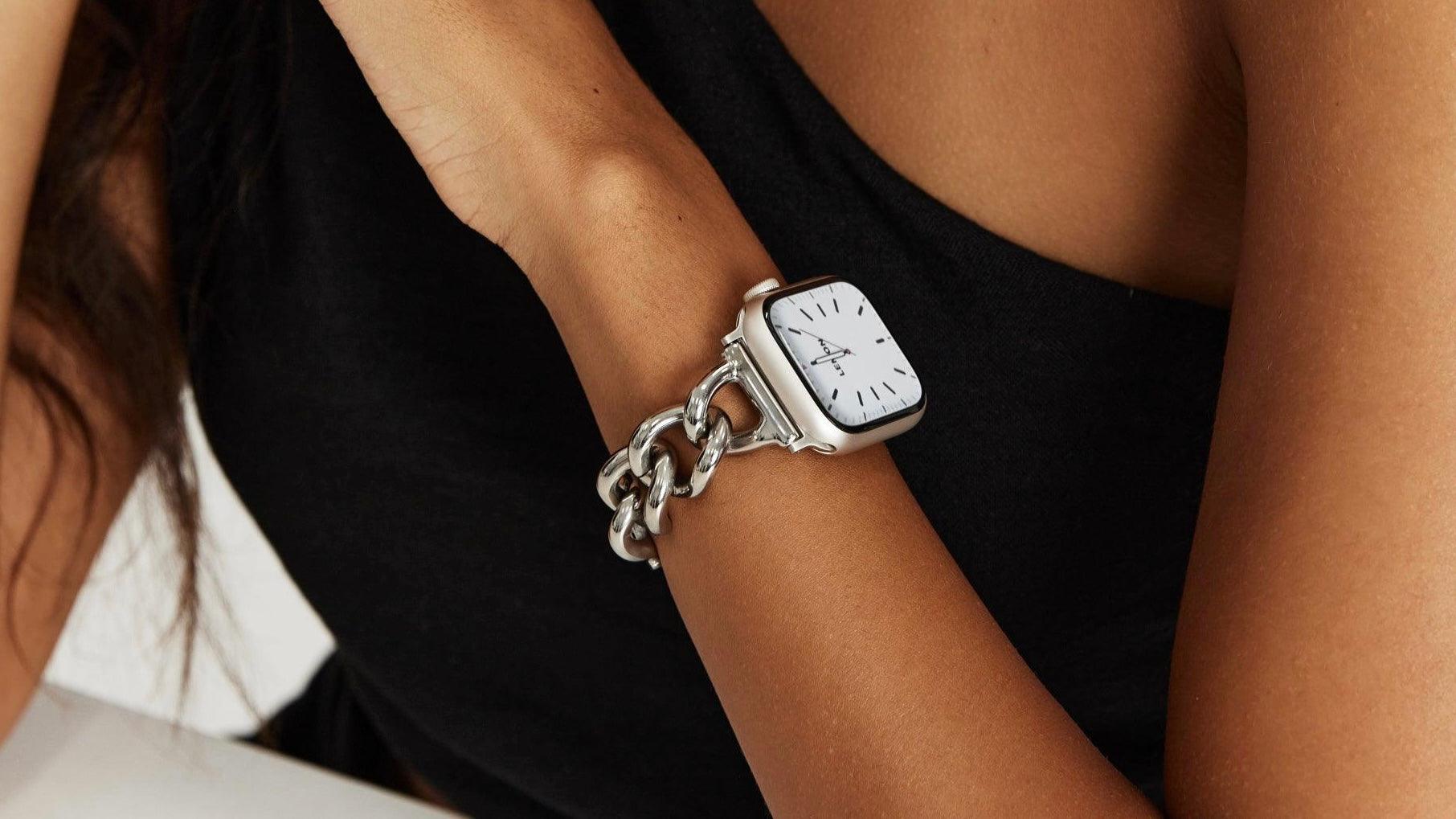 Silver Apple Watch Bands – Lemon Straps