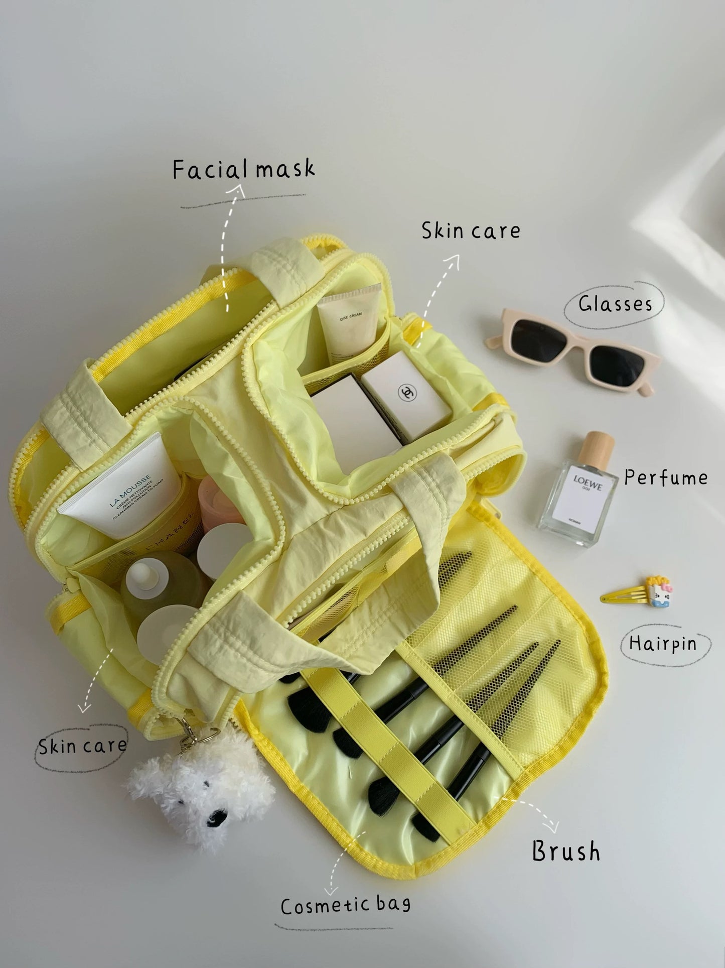 Large Travel Makeup Pouch for Everything