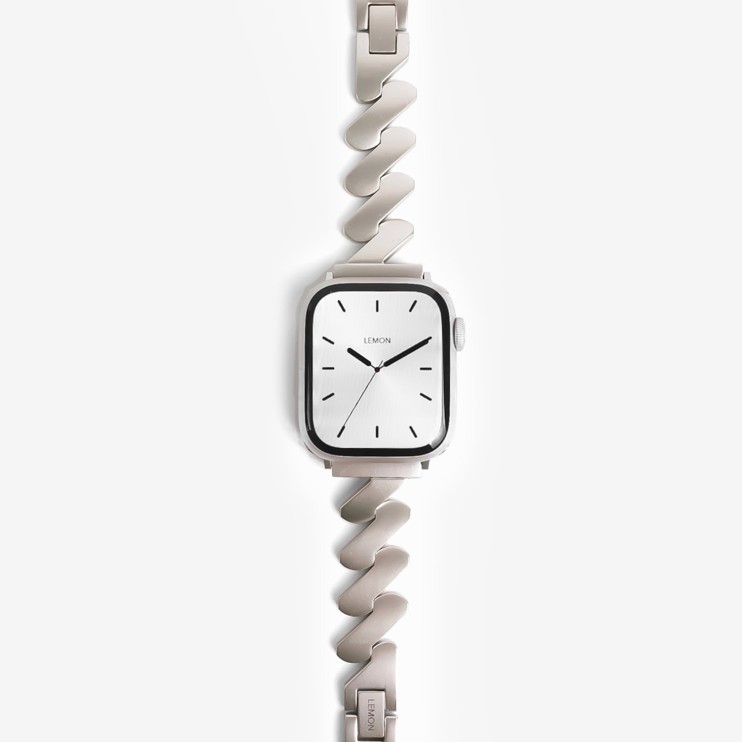 Lightning Stainless Steel Apple Watch Band - Starlight – Lemon Straps