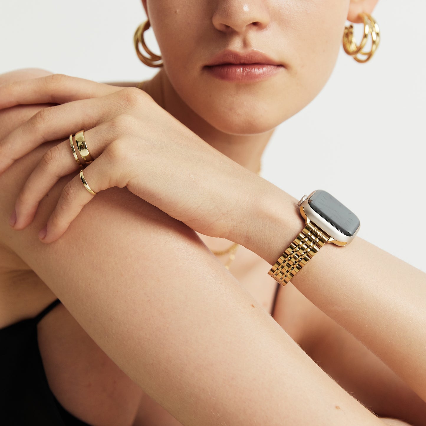 (St-Steel) LEMON Inspiration Apple Watch Strap - Gold