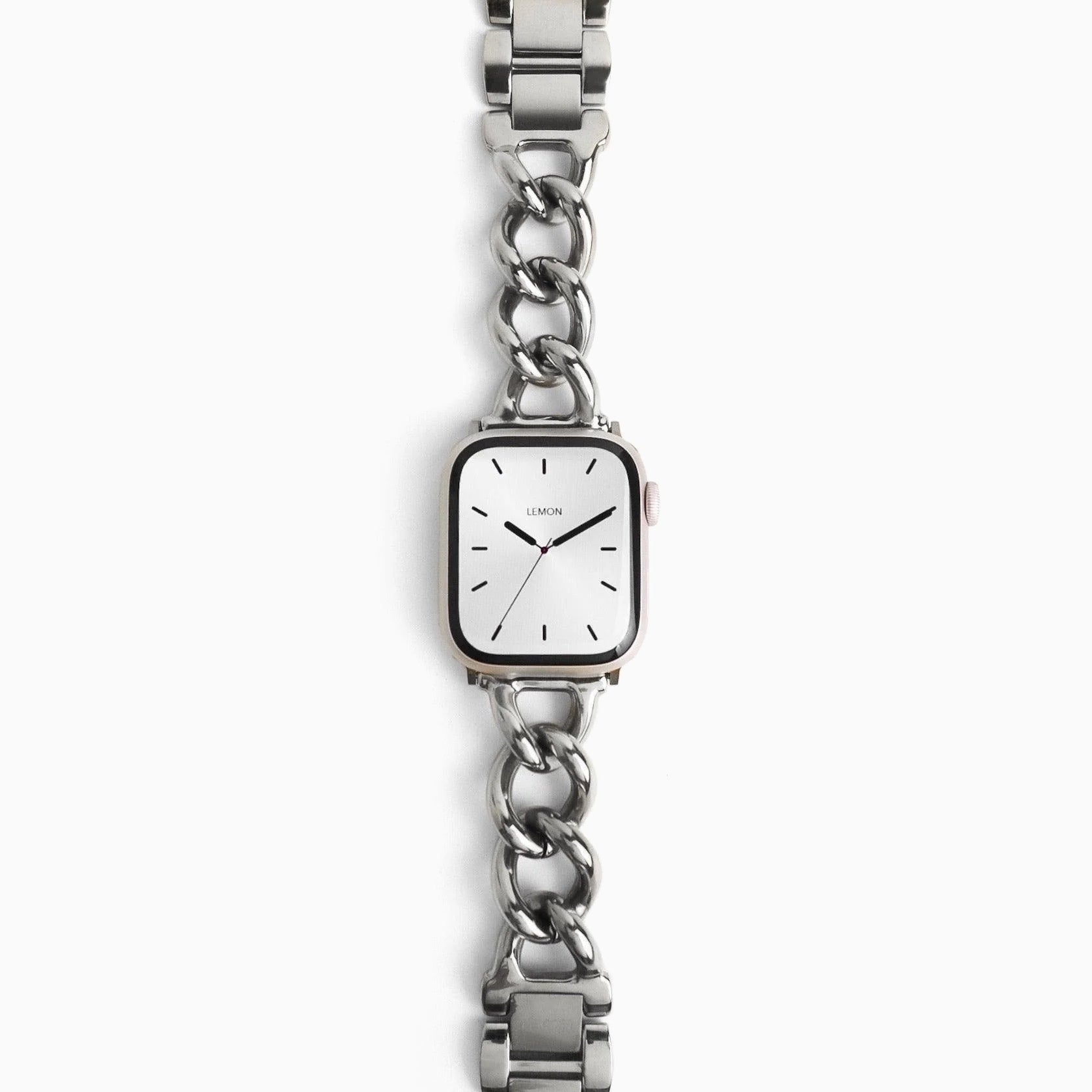 Timeless Vol.2 Stainless Steel Apple Watch Band - Silver 
