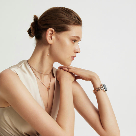 Slim Gold & Rose Gold Apple Watch Bands: Elegant, Non-Bulky Picks for Women