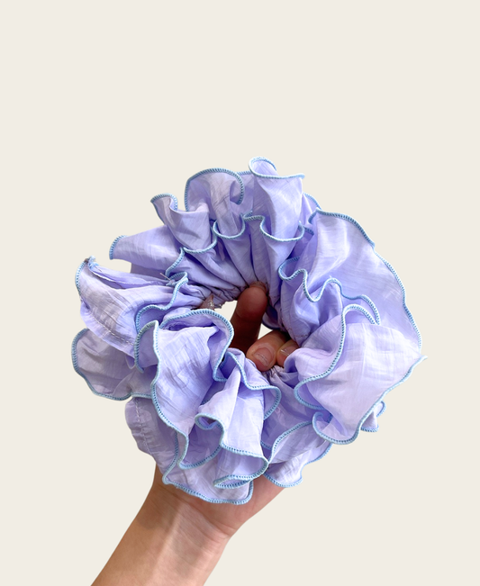 Ruffle Garden Scrunchie