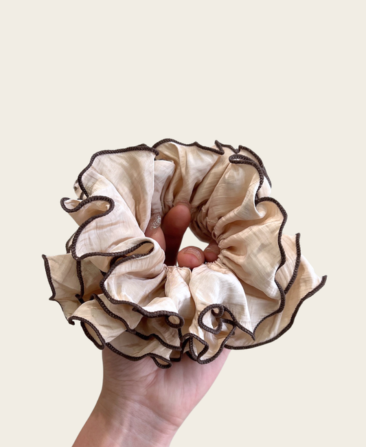 Ruffle Garden Scrunchie