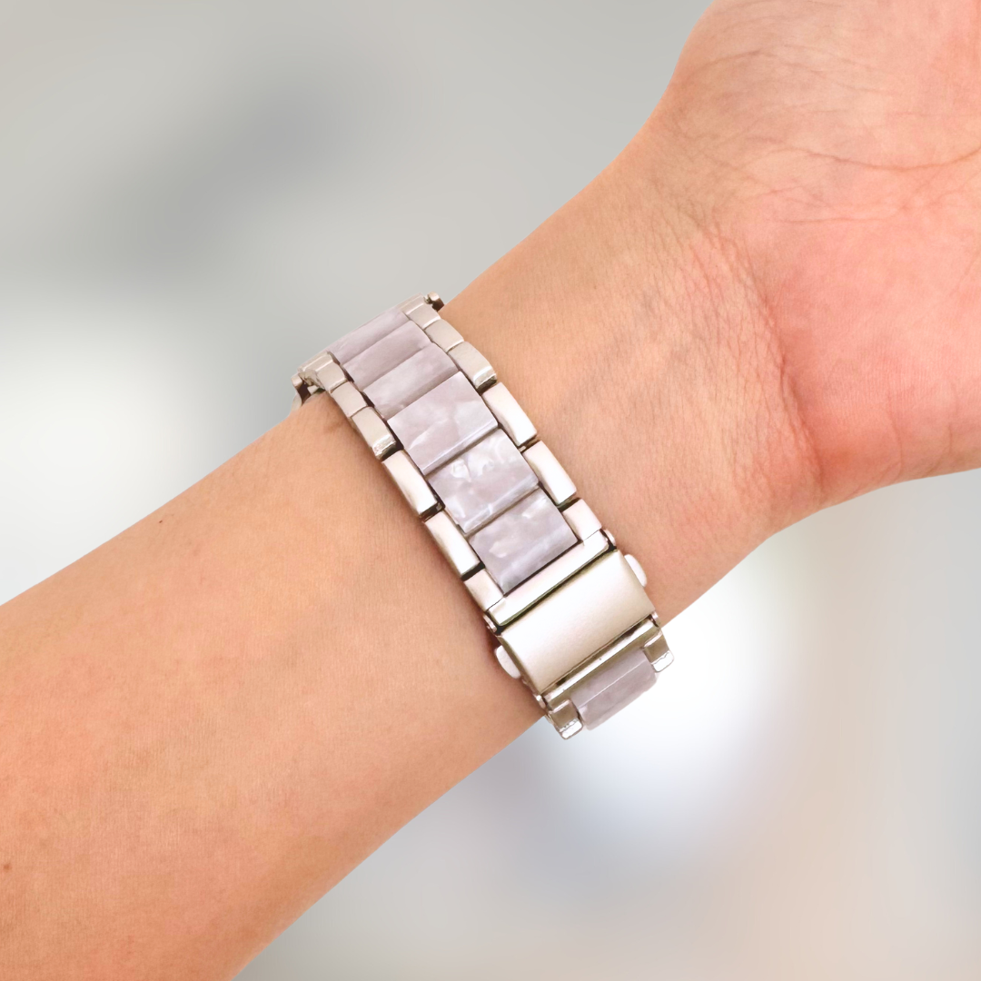 Natural Apple Watch Strap  - Pearl White