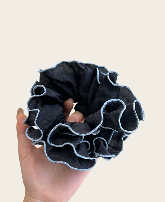 Ruffle Garden Scrunchie