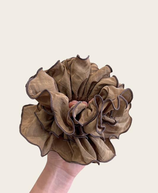 Ruffle Garden Scrunchie