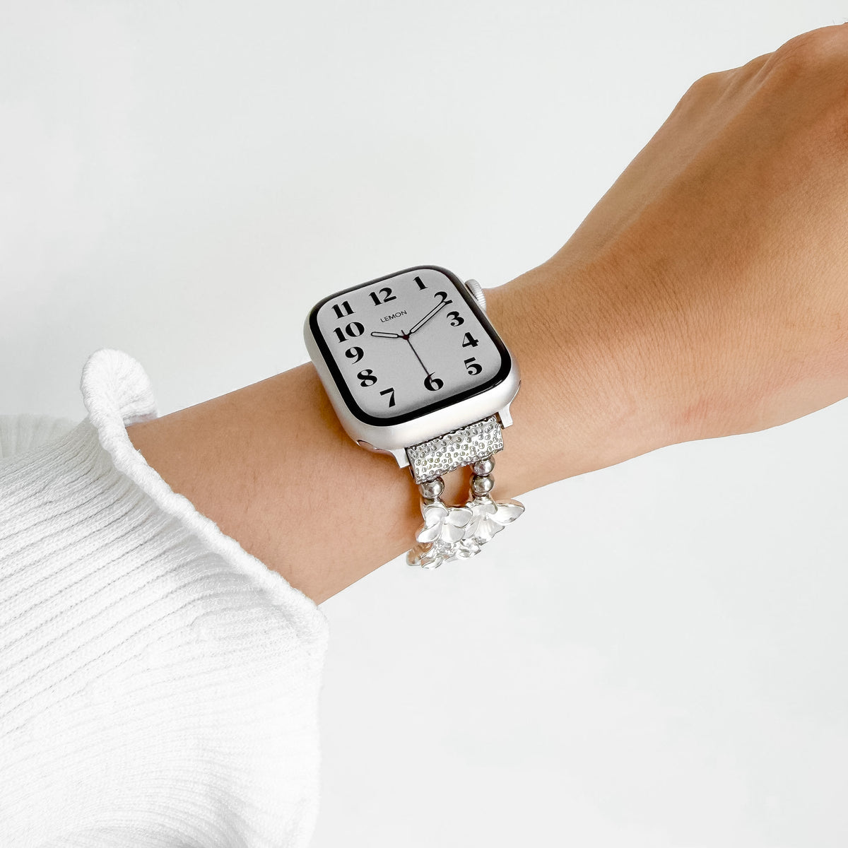 Bloom Apple Watch Bracelet - White