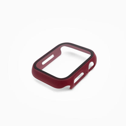 Classic Apple Watch Screen Protector in wine red, front view