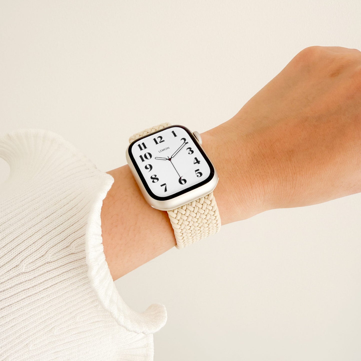クラウドナイロン Apple Watch バンド - スターライト
