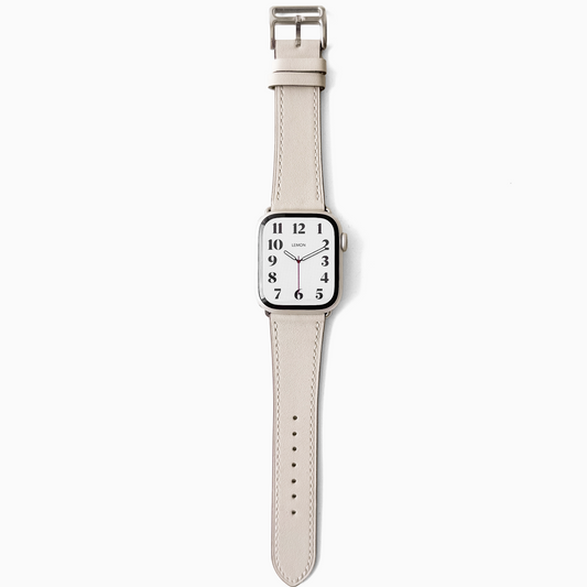 フローレンス スムースレザー Apple Watch ストラップ - スターライト