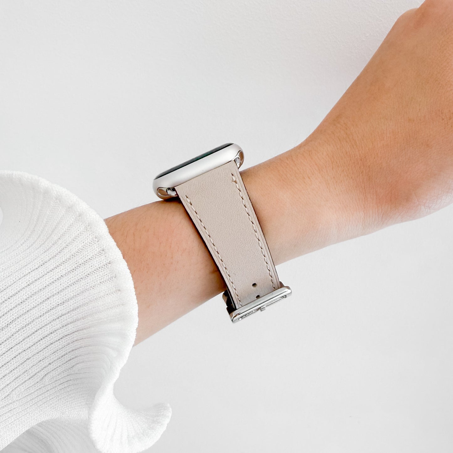 Florence Leather Apple Watch Strap - Starlight