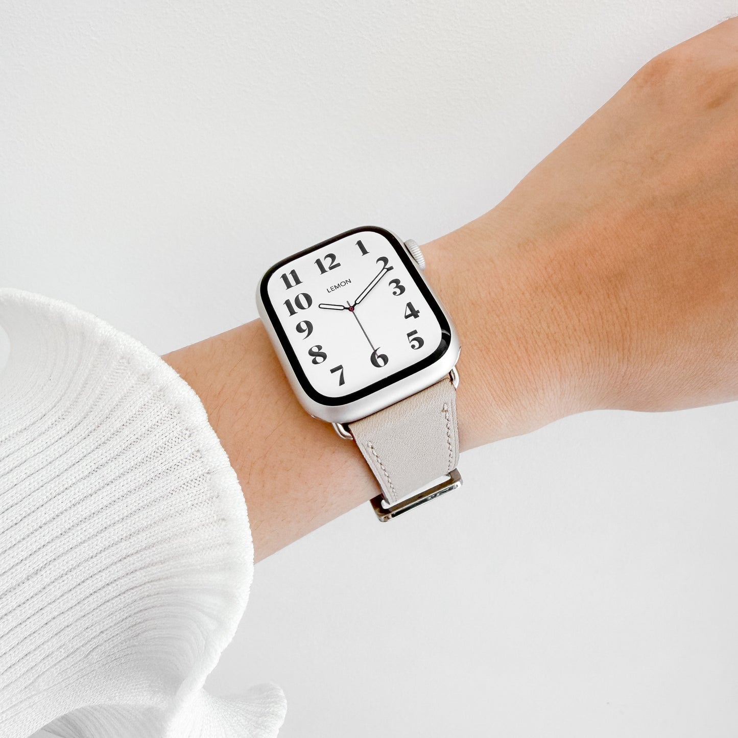 Florence Leather Apple Watch Strap - Starlight