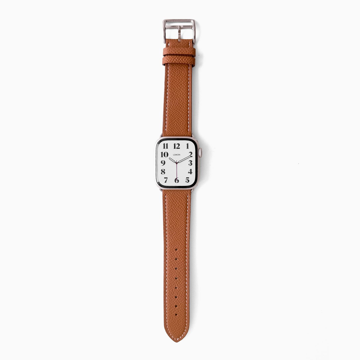 Florence Textured Apple Watch Strap - Brown