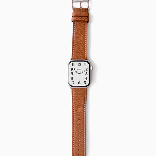 Florence Textured Apple Watch Strap - Brown