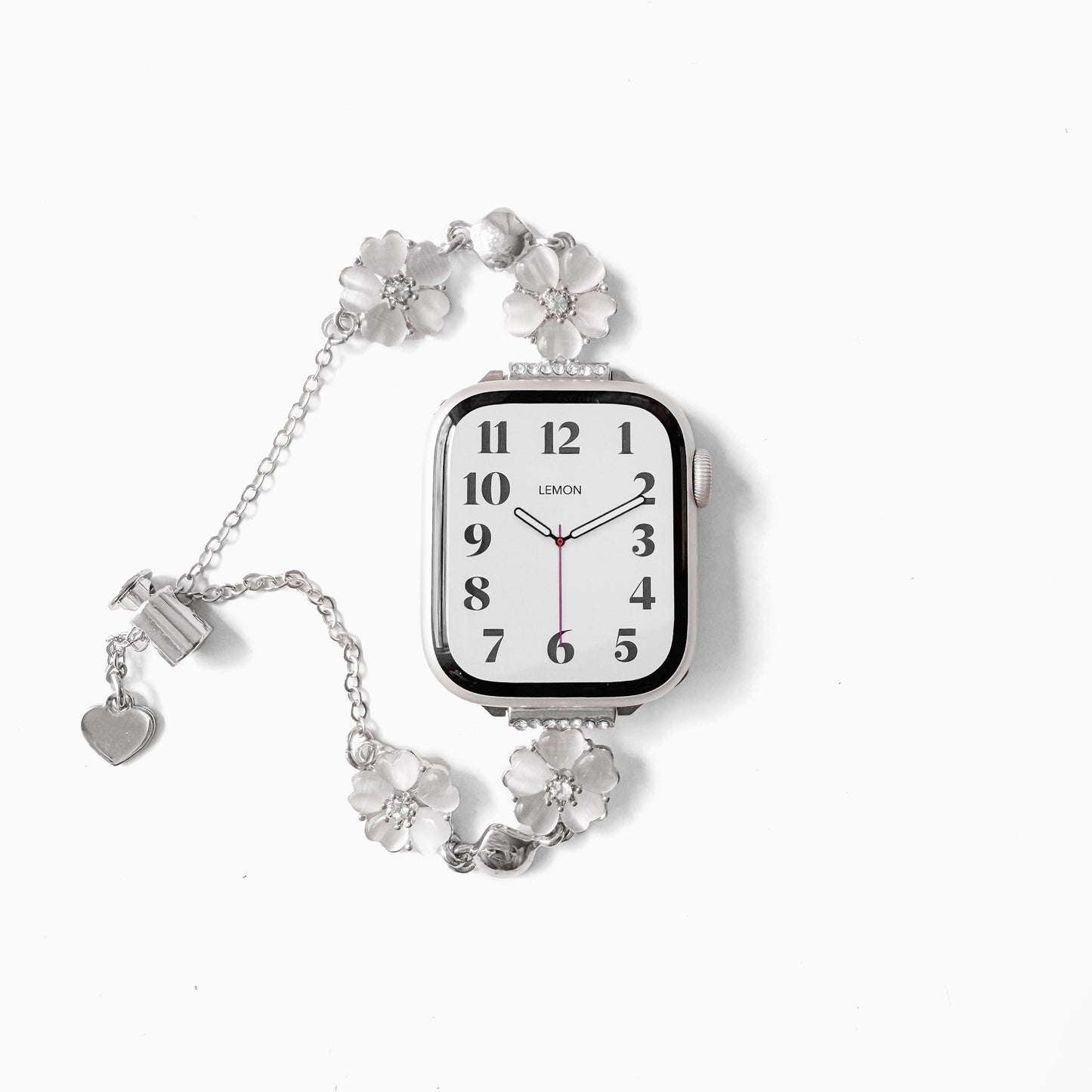 Sakura Chain Apple Watch Bracelet - Silver