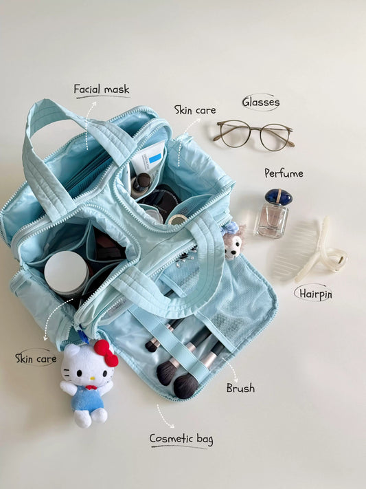 Large Travel Makeup Pouch for Everything