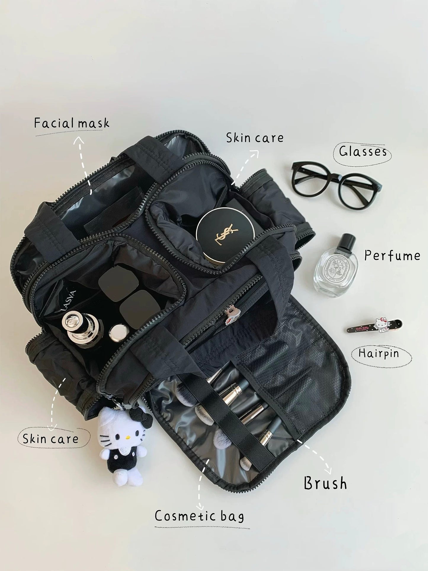 Large Travel Makeup Pouch for Everything