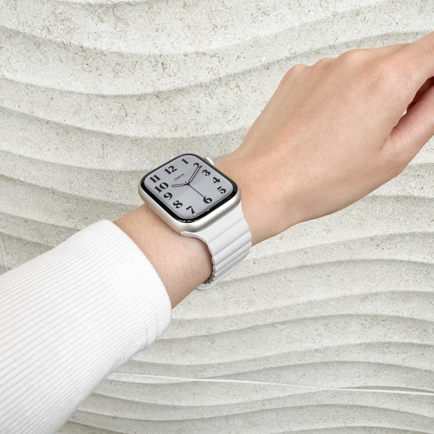 Snap Rubber Apple Watch Band - Starlight