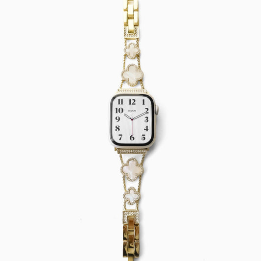 Lucky Clover Apple Watch Bracelet - Gold