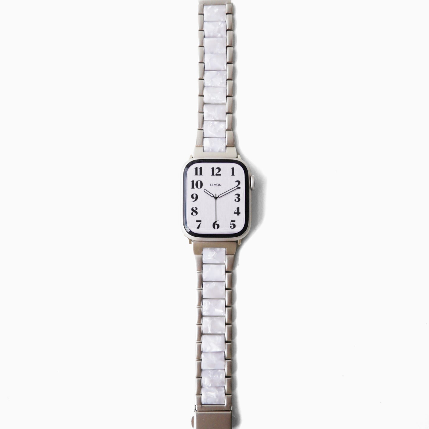 Natural Apple Watch Strap  - Pearl White