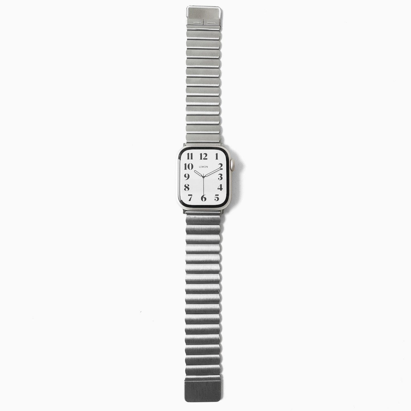 (St-Steel) Magnetic Apple Watch Strap - Silver
