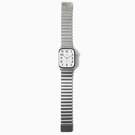 (St-Steel) Magnetic Apple Watch Strap - Silver