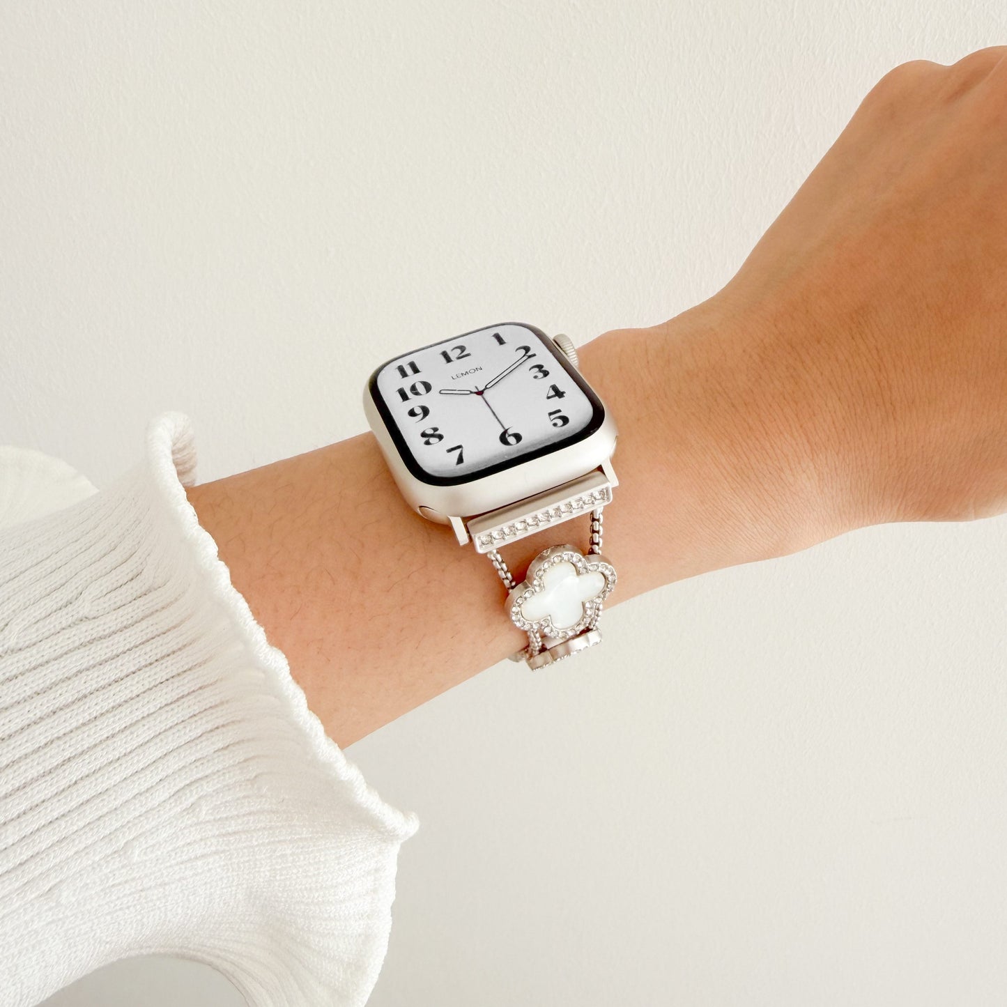Lucky Clover Apple Watch Bracelet - Starlight