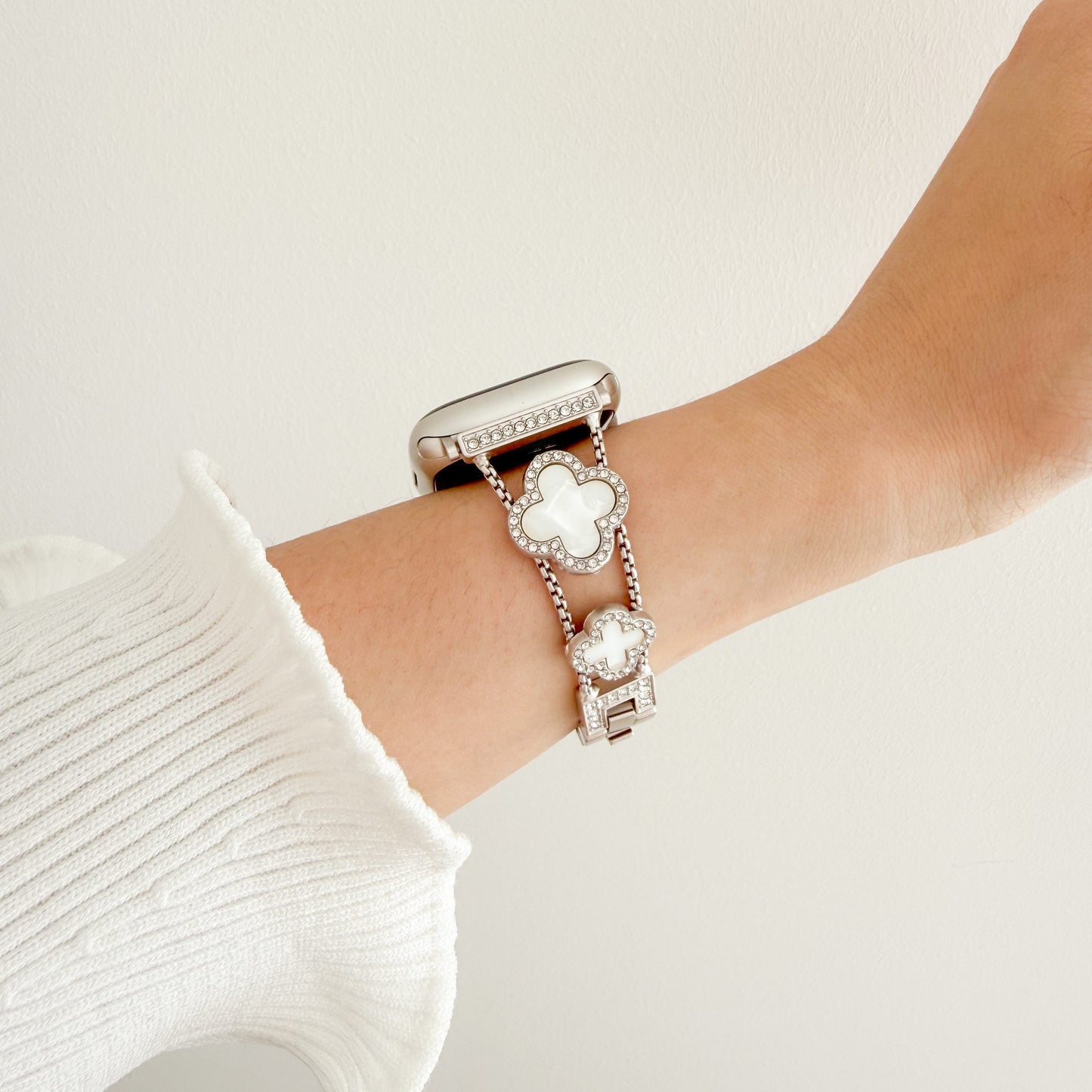 Lucky Clover Apple Watch Bracelet - Starlight