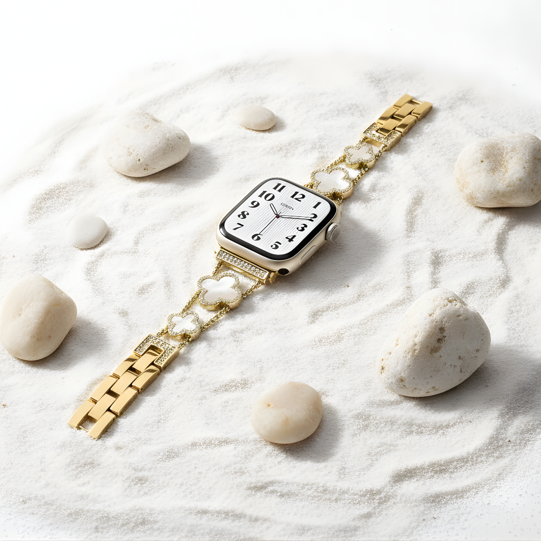 Lucky Clover Apple Watch Bracelet - Gold 13