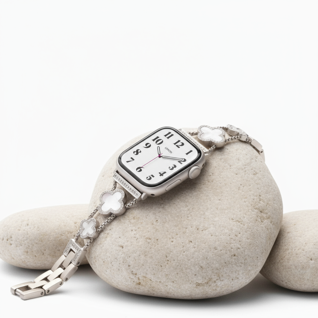 Lucky Clover Apple Watch Bracelet - Starlight 12