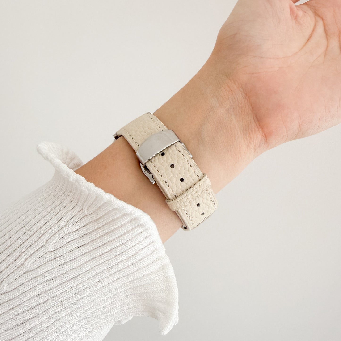 オールigatorレザーApple Watchストラップ - コーヒー