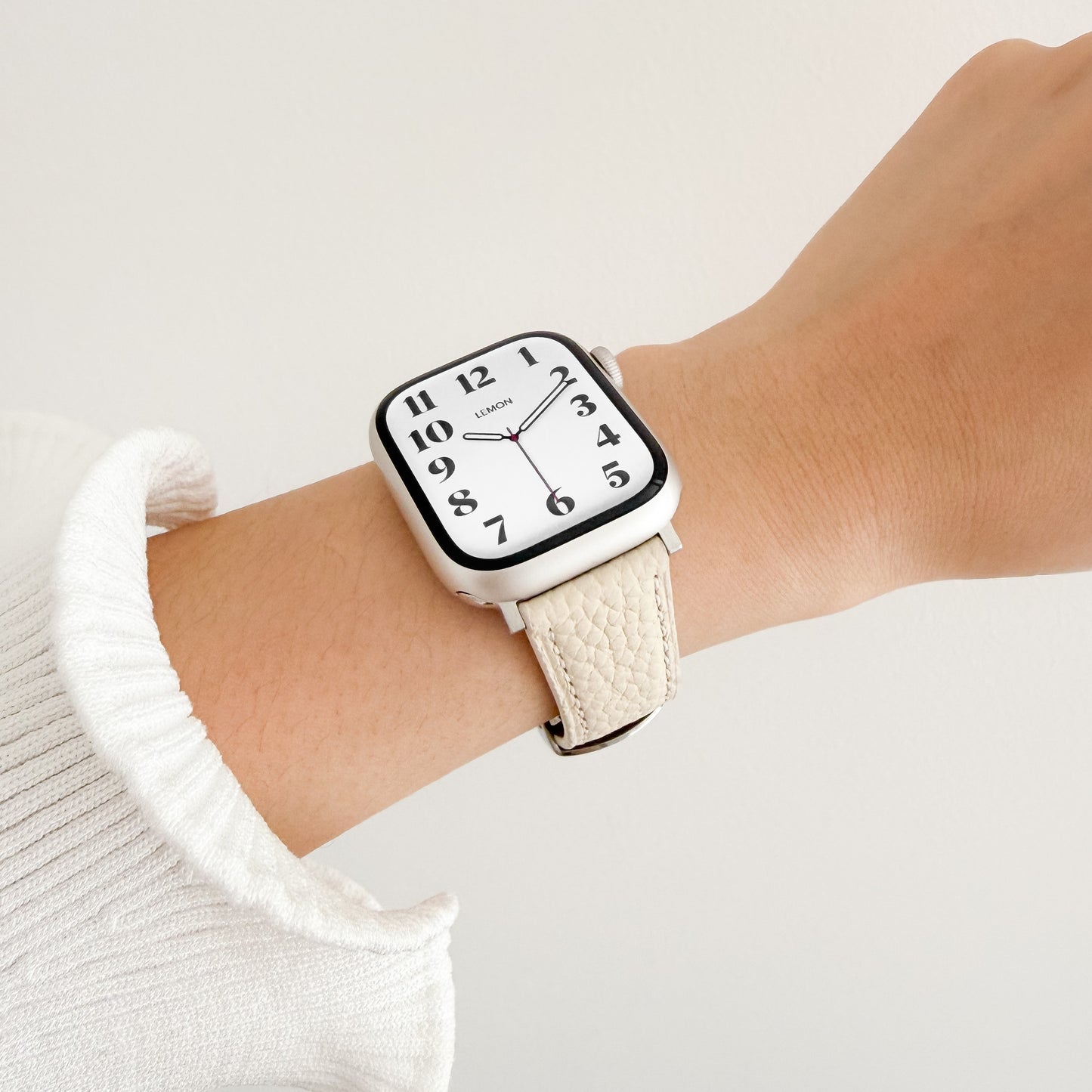 オールigatorレザーApple Watchストラップ - コーヒー