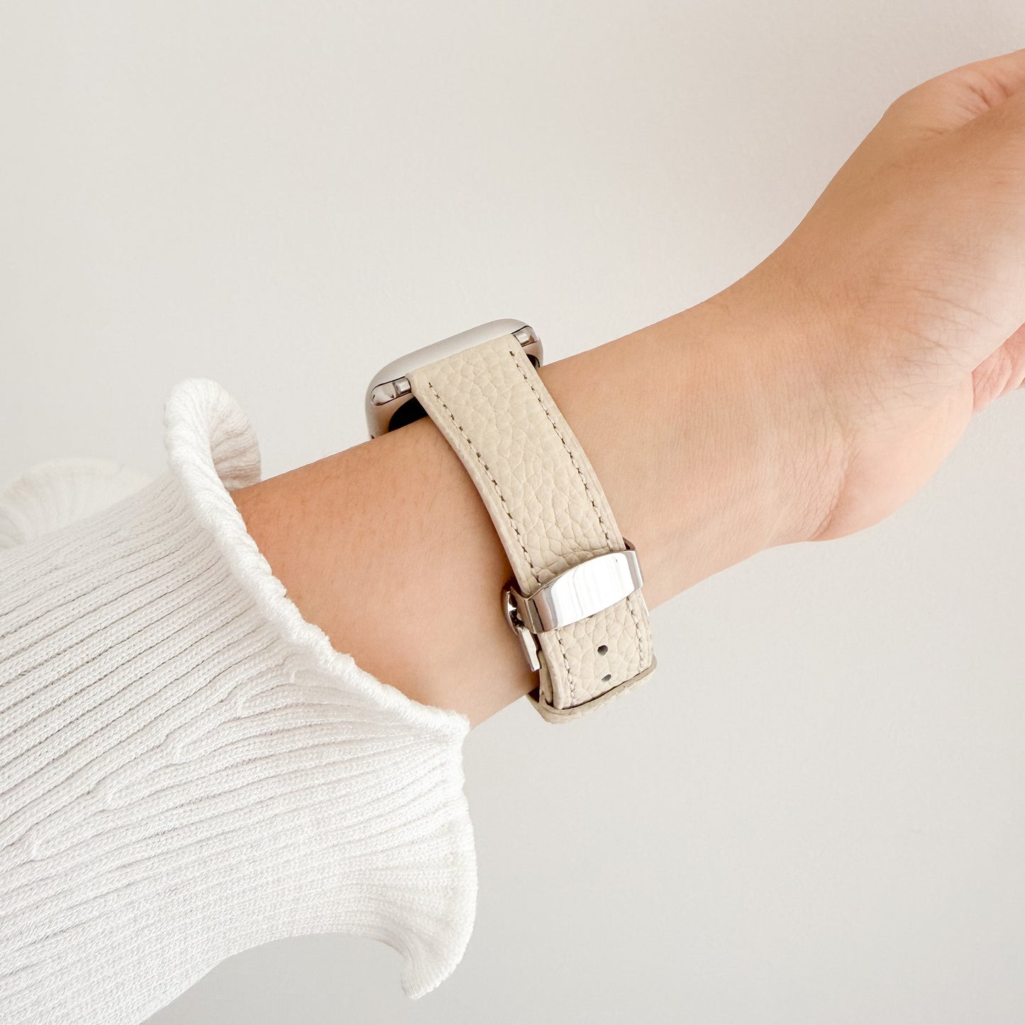 オールigatorレザーApple Watchストラップ - コーヒー