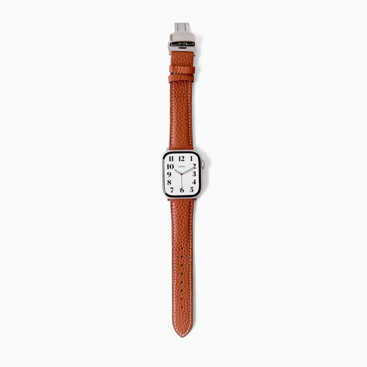 Migliara Leather Apple Watch Strap - Brown