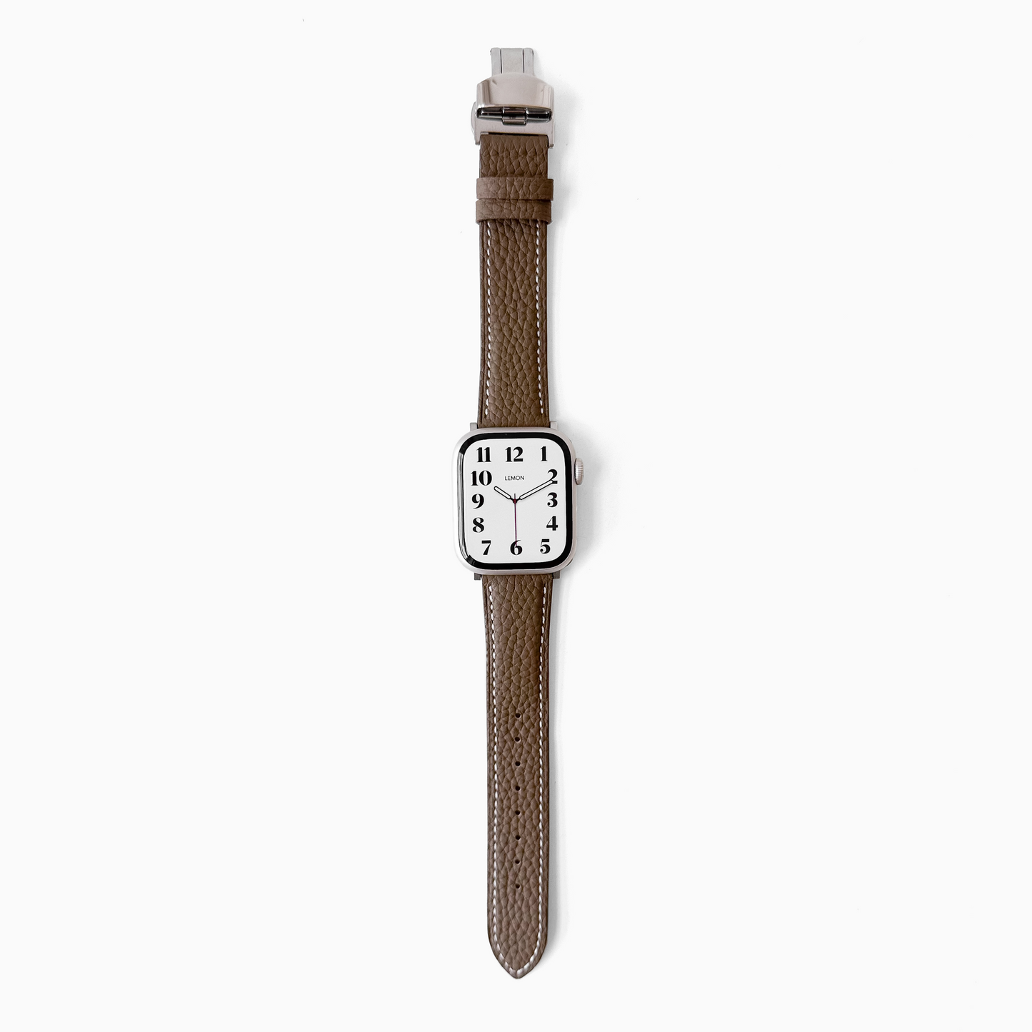 Migliara Leather Apple Watch Strap - Olive