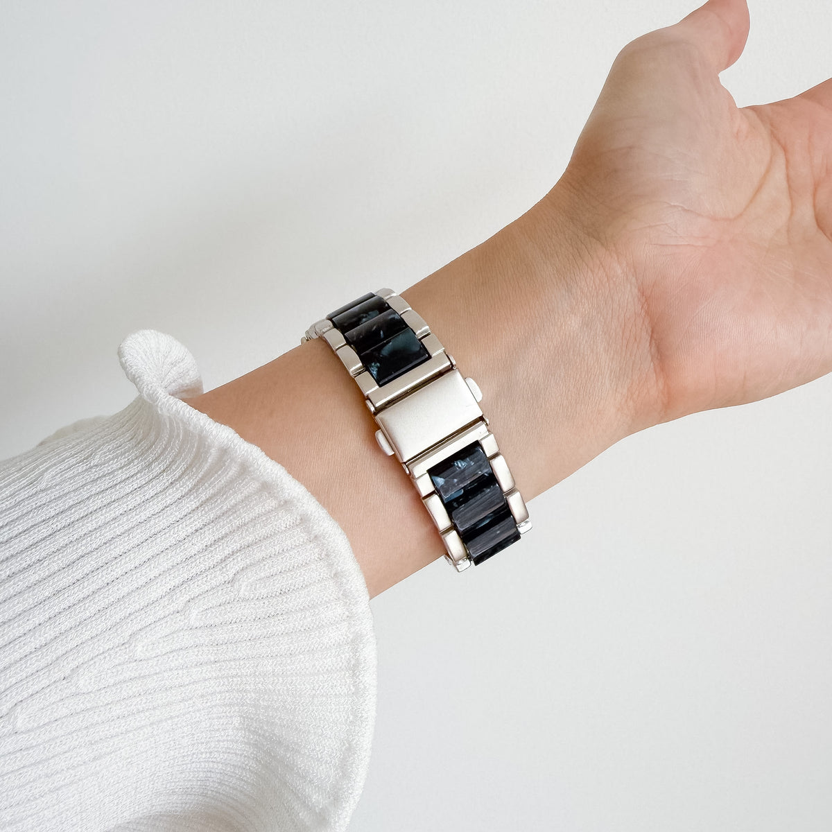 Natural Apple Watch Strap - Midnight