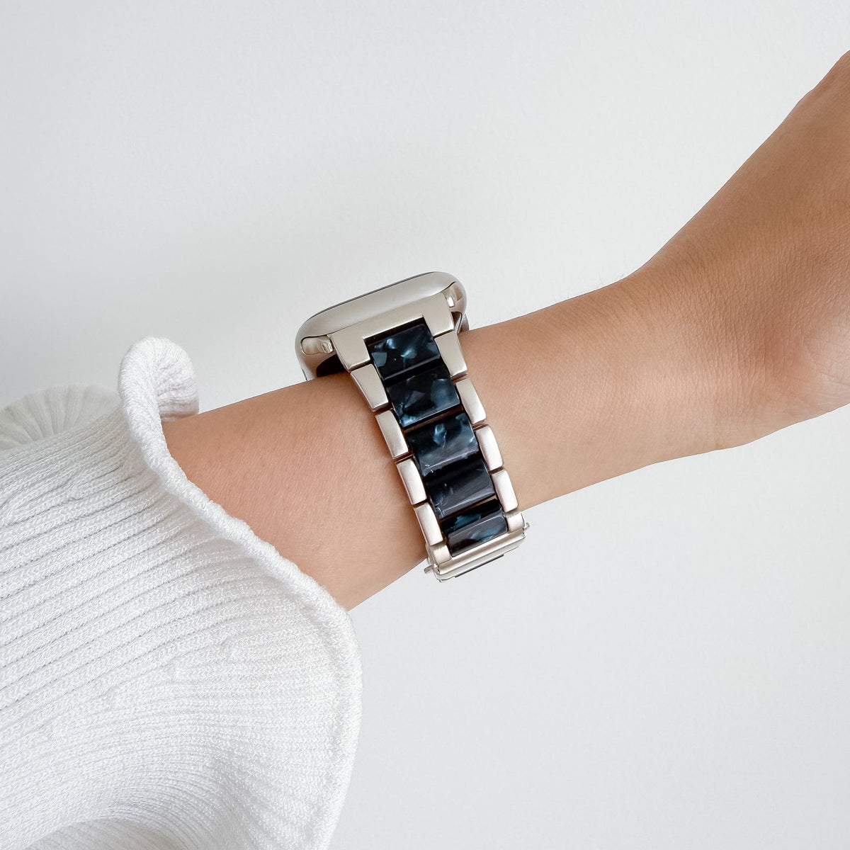 Natural Apple Watch Strap - Midnight