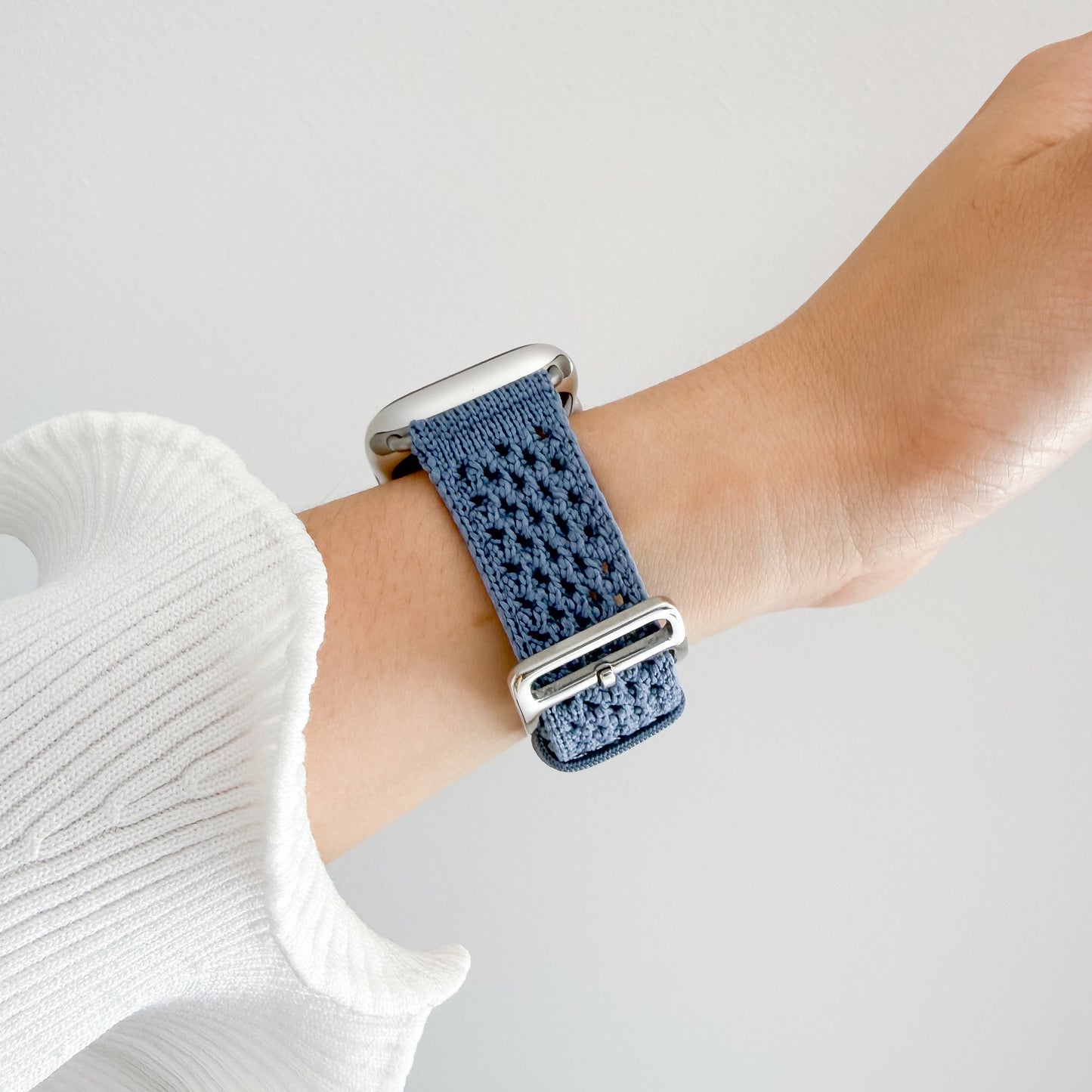 Solene Knit Apple Watch Strap - Blue