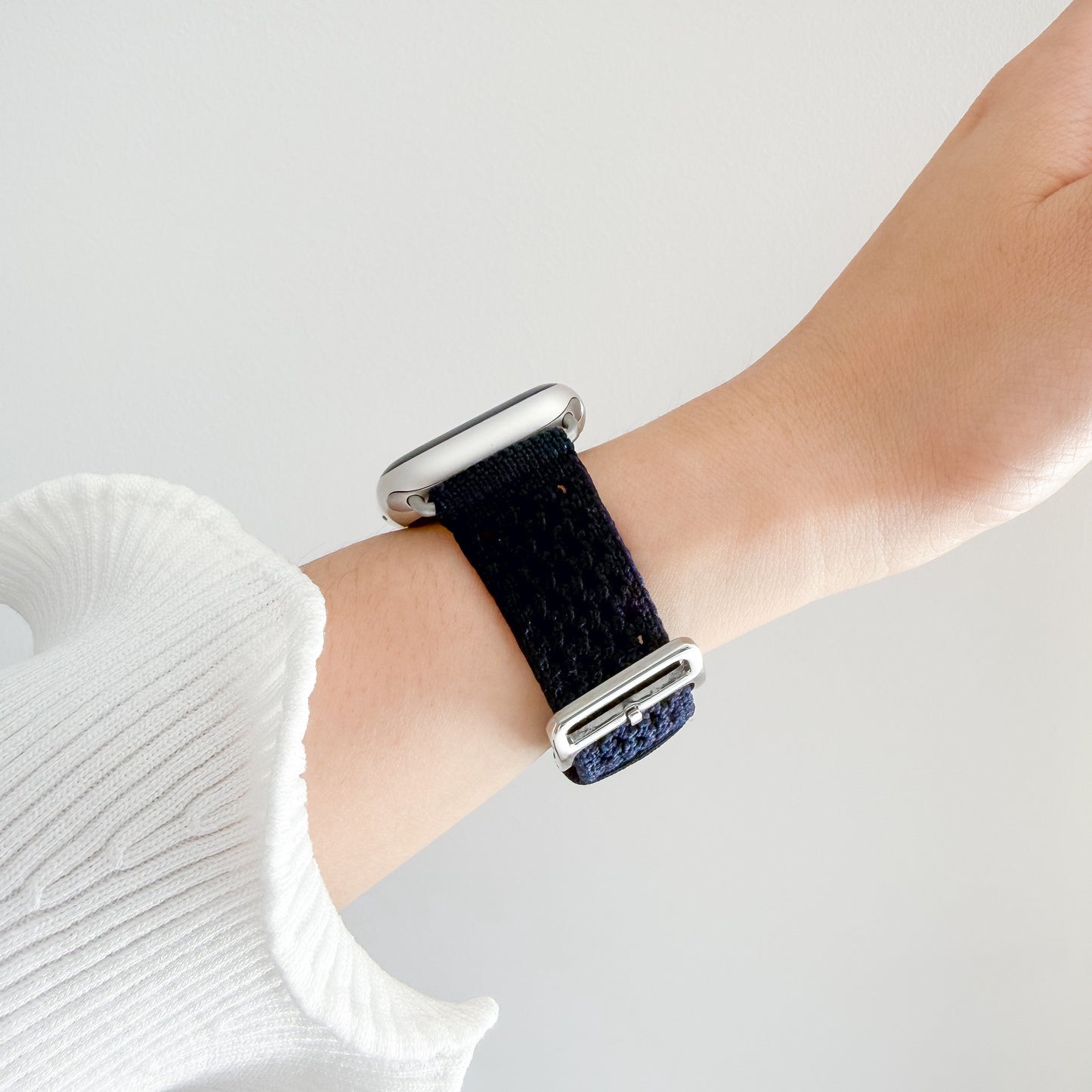 Solene Knit Apple Watch Strap - Navy