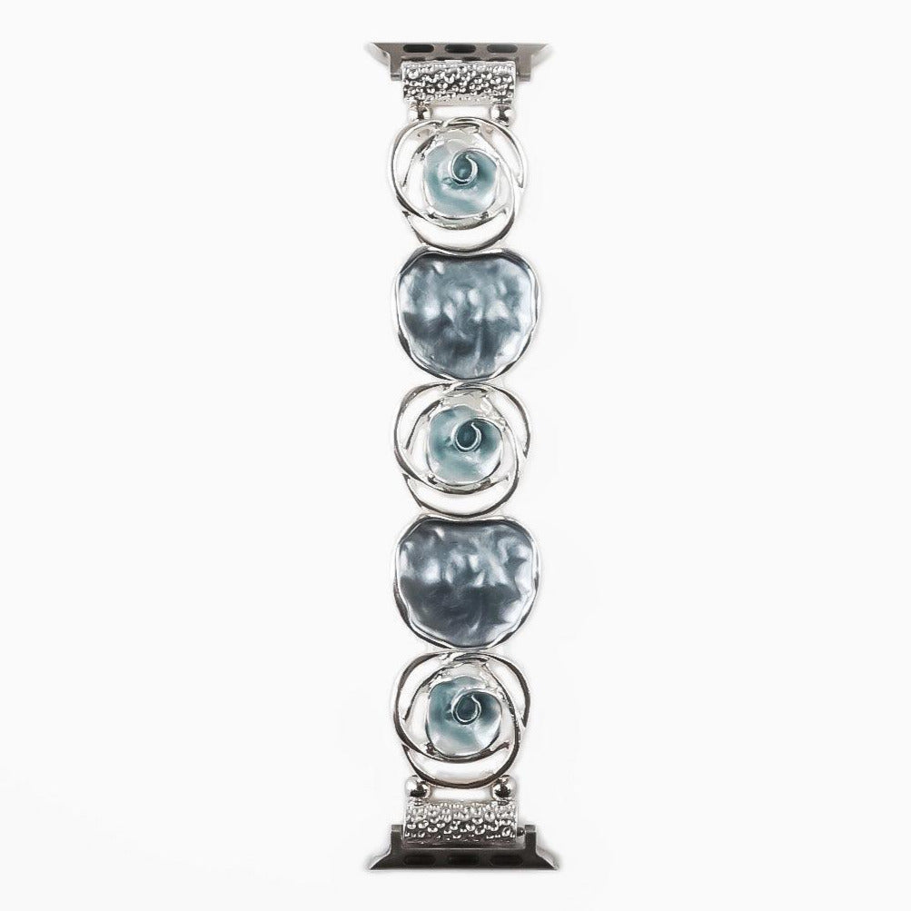 Rosette Apple Watch Bracelet - Ocean Blue 2
