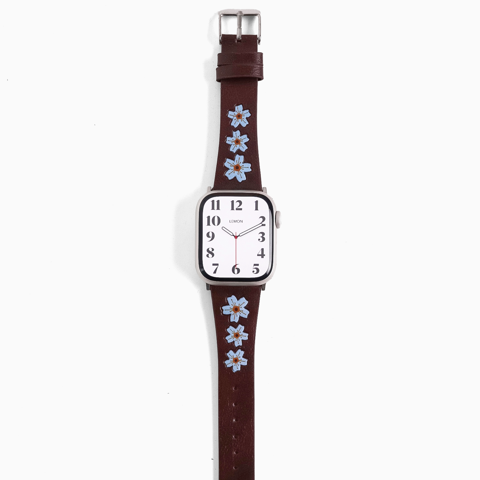 Sakura Leather Apple Watch Strap - Blue
