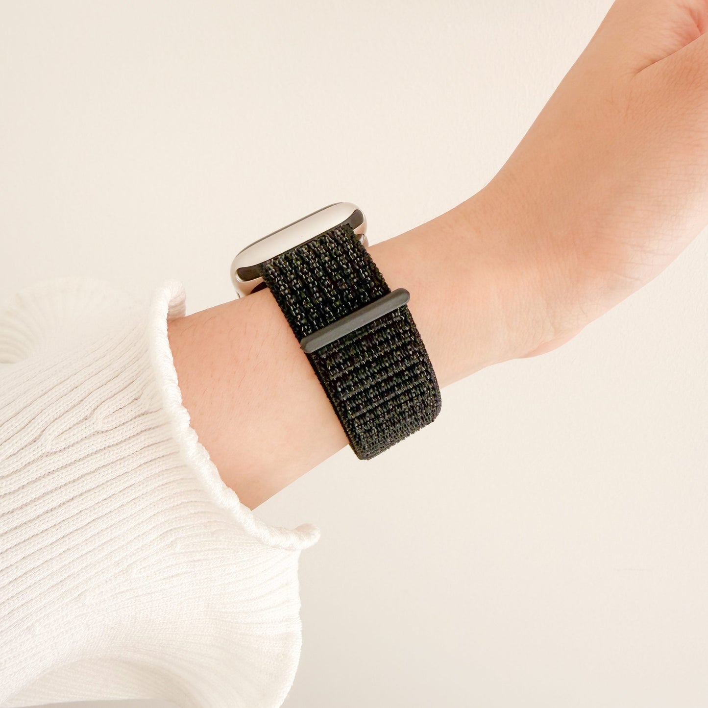 Soft Nylon Apple Watch Loop - Black
