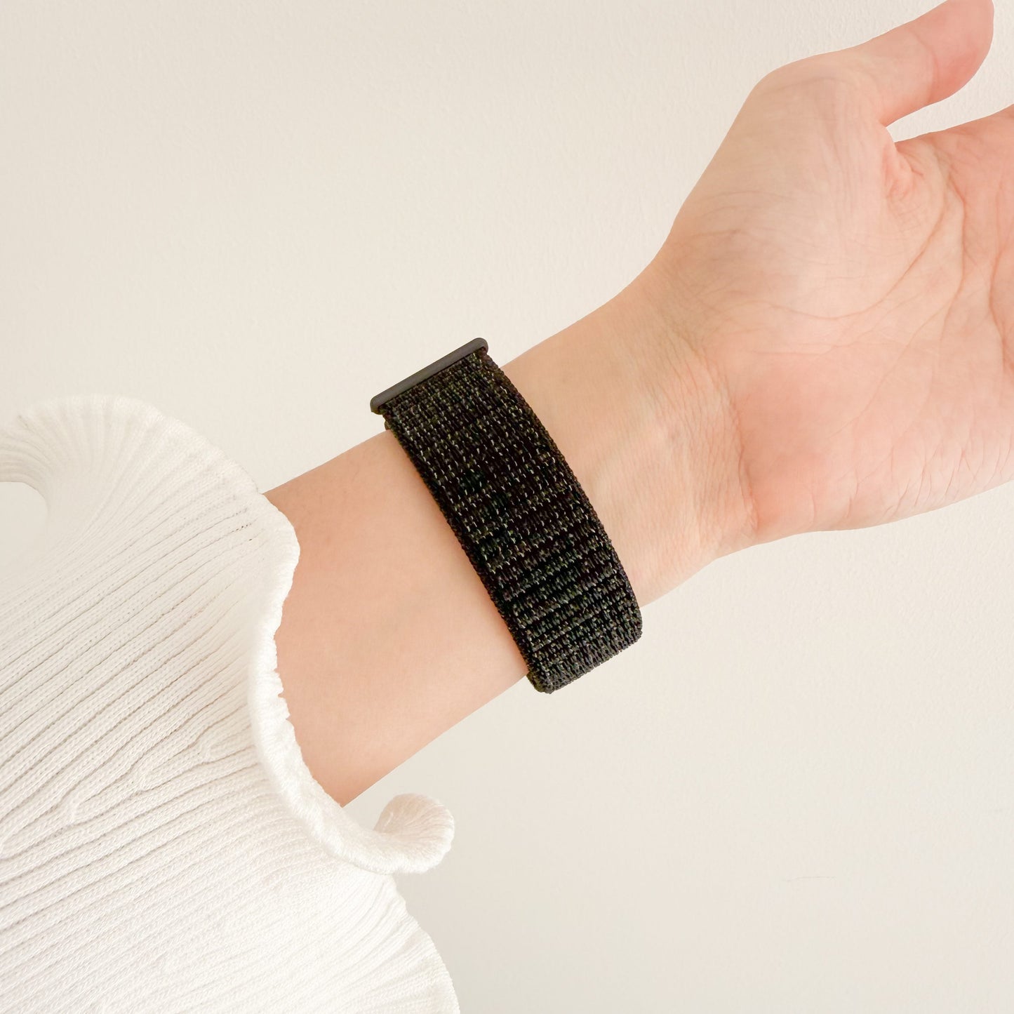 Soft Nylon Apple Watch Loop - Black