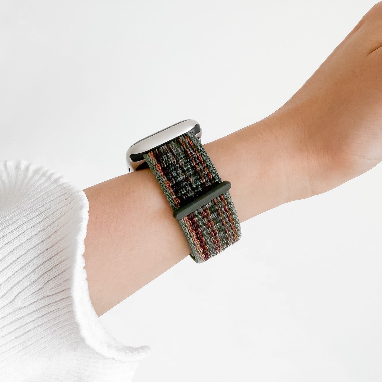 ソフトナイロン Apple Watch ループ - オリーブグリーン