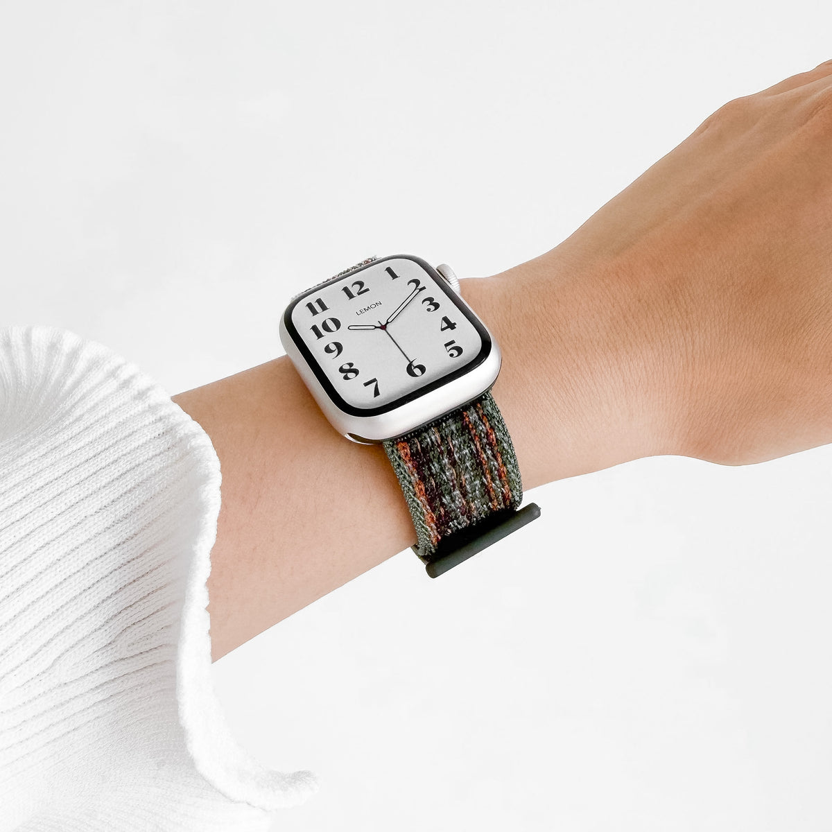 ソフトナイロン Apple Watch ループ - オリーブグリーン