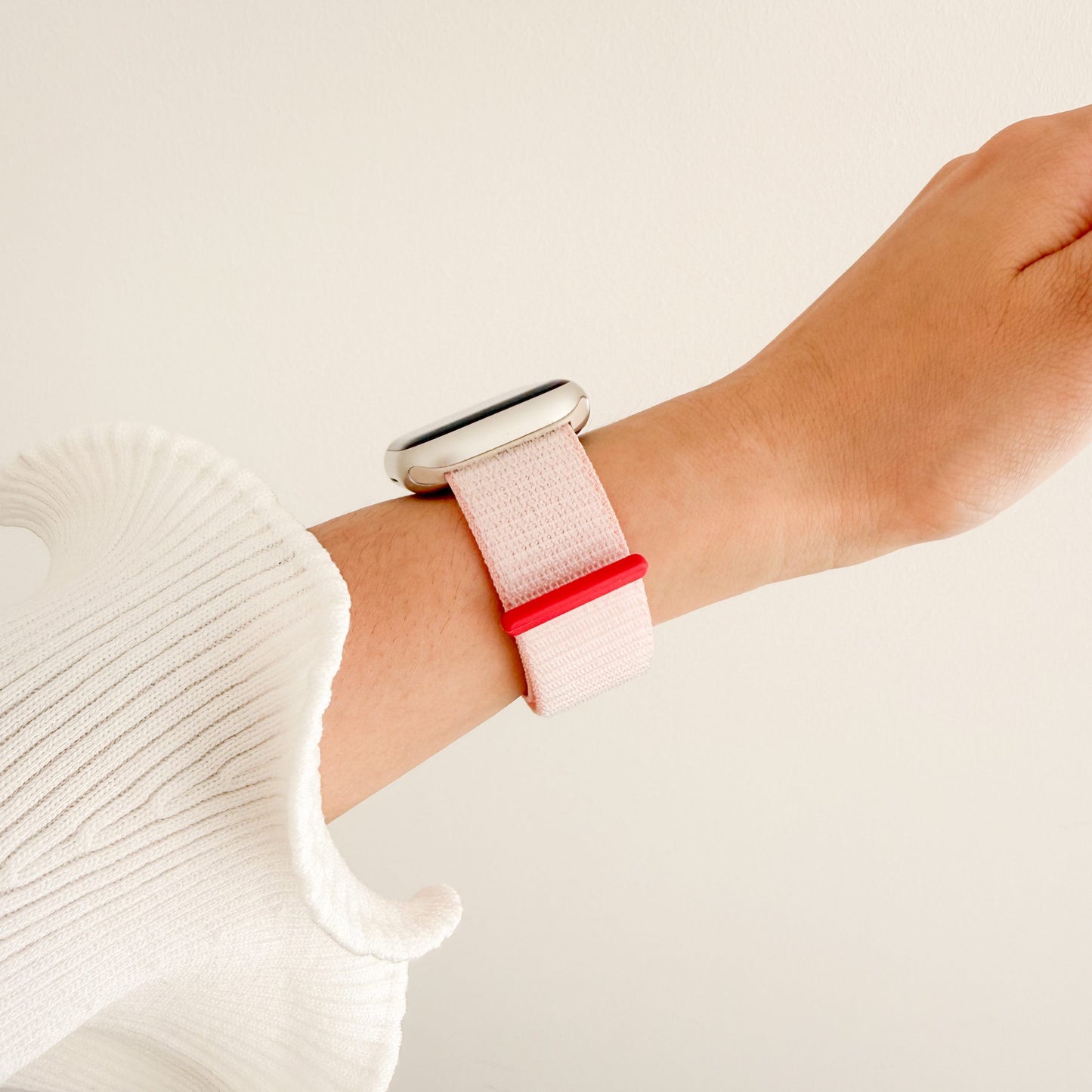Soft Nylon Apple Watch Loop - Pink