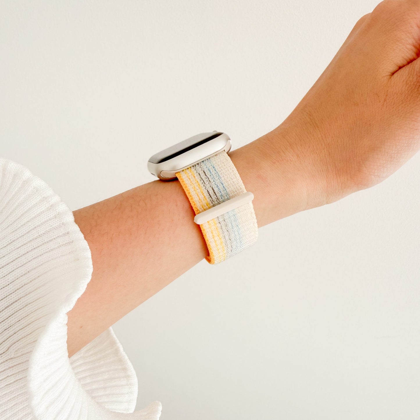 ソフトナイロン Apple Watch ループ - スターライトとイエロー