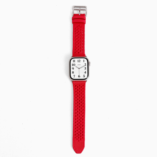 Solene Knit Apple Watch Strap - Red
