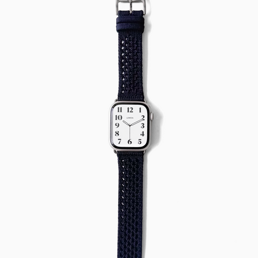 Solene Knitted Apple Watch Strap - Navy 2